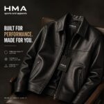 Leather Harrington Jacket