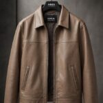 Leather Harrington Jacket