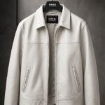 Leather Harrington Jacket