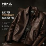Leather Harrington Jacket