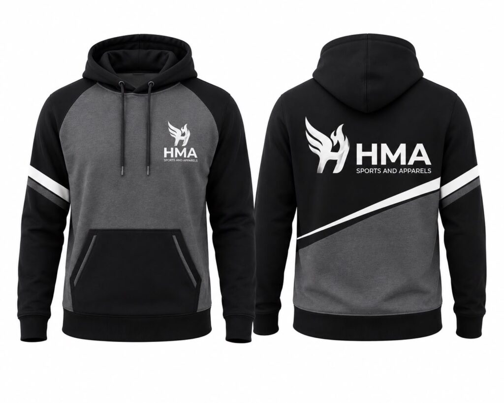 Premium Custom Pullover Hoodie with Private Label Manufacturing by HMA Sports & Apparels